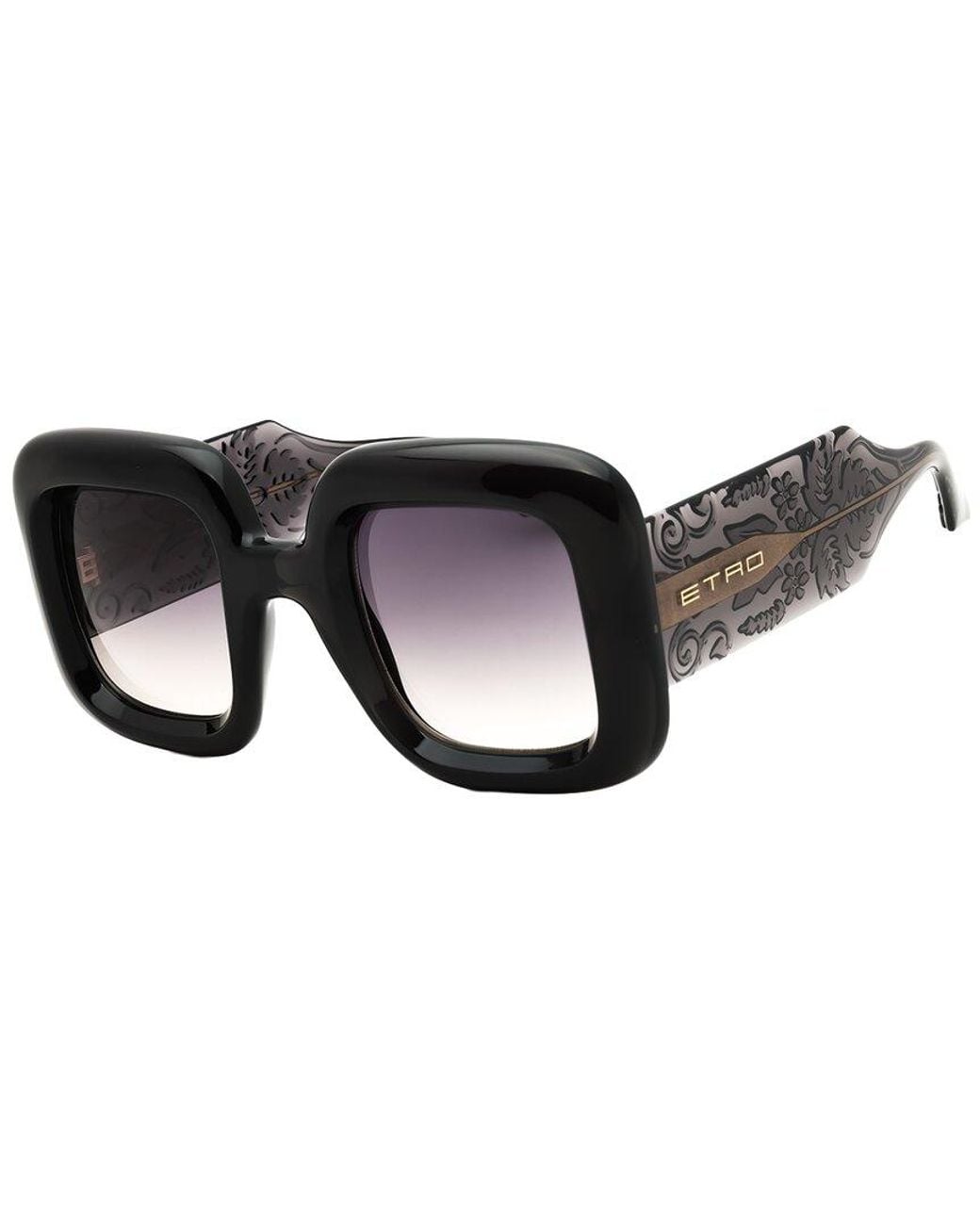 Etro Black 48Mm Sunglasses