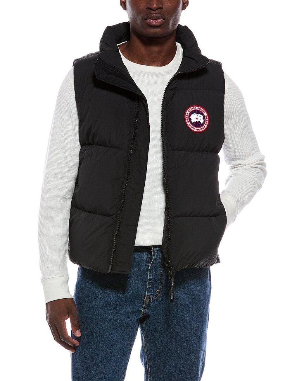Canada Goose Black Lawrence Puffer Vest for men