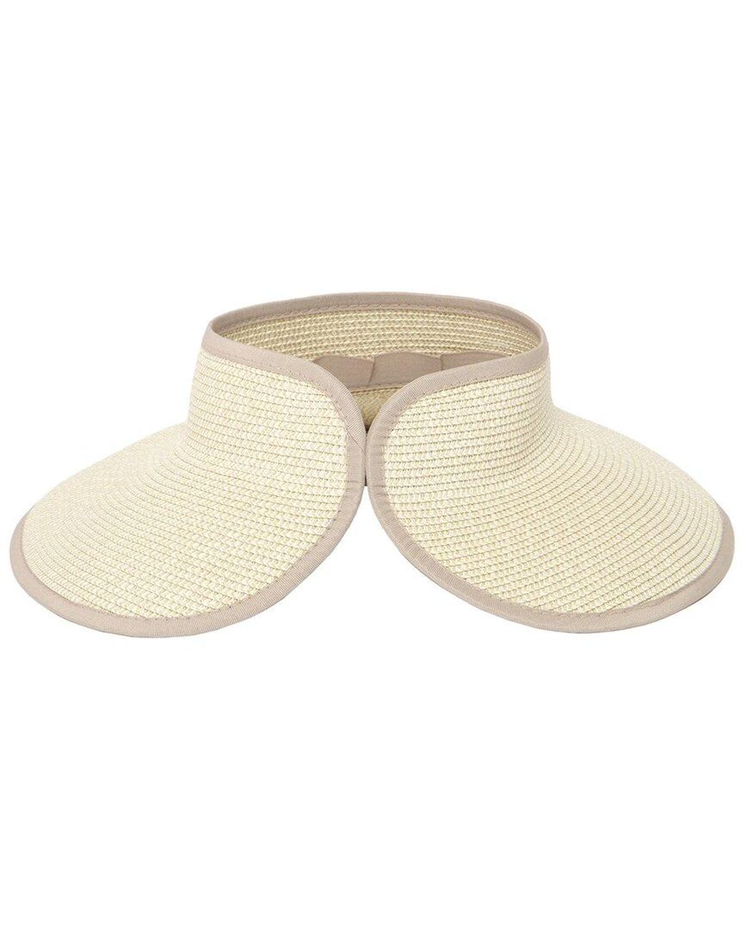 San Diego Hat Natural Signature Ultrabraid Large Brim Visor