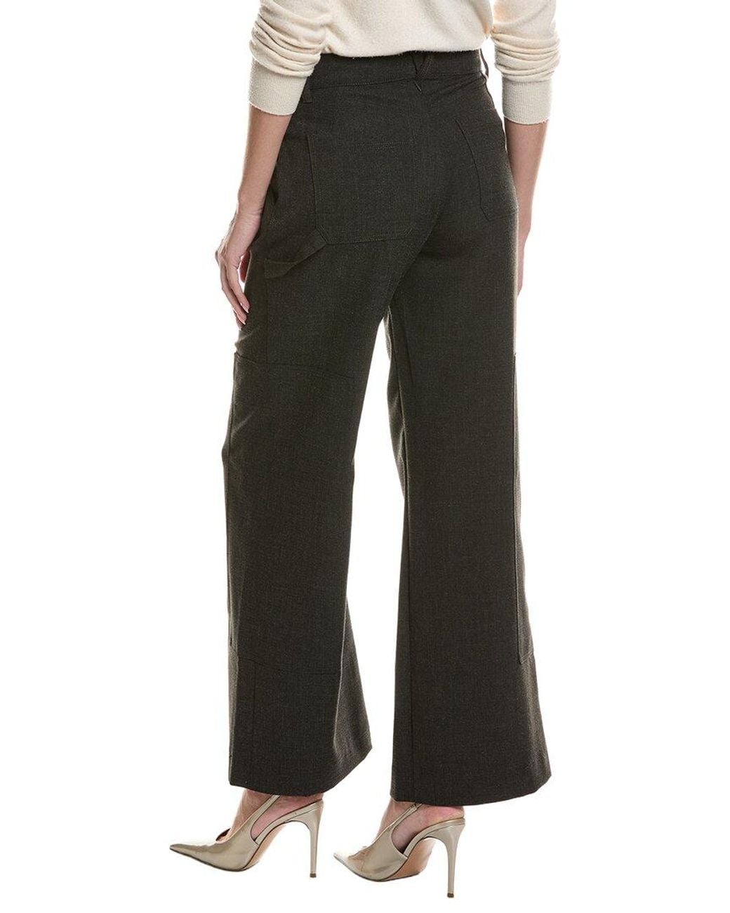 Wit & Wisdom Black Carpenter Wide Leg Pant