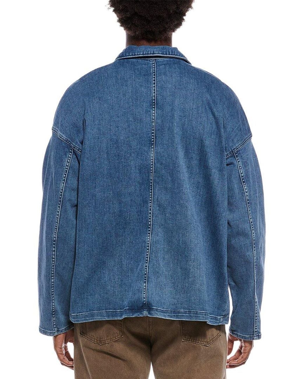 Rag & Bone Blue Chore Denim Jacket for men