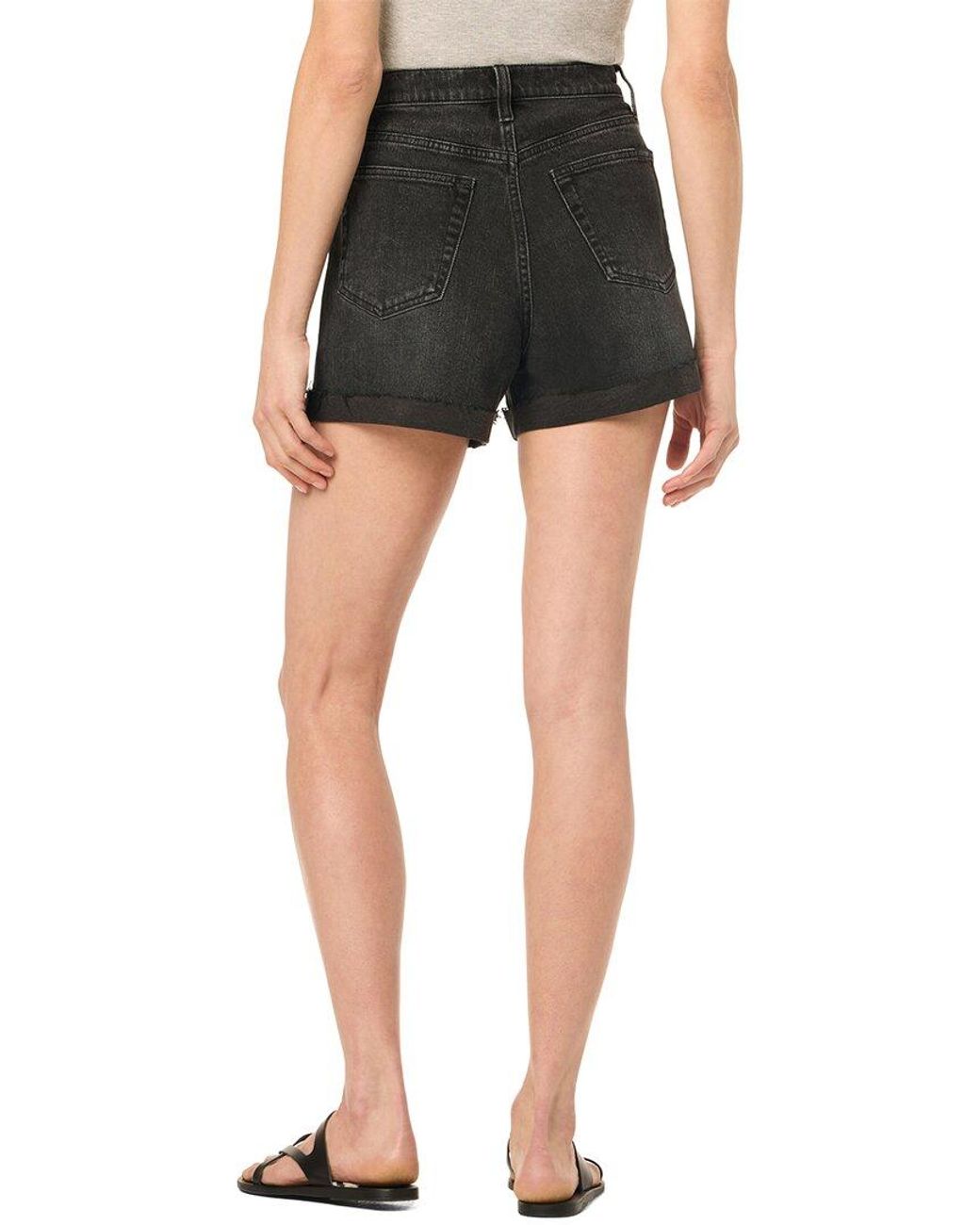 Joe's Jeans Black Rolled Short