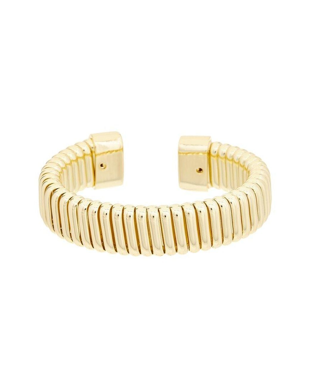 Juvell Metallic Plated Cuff Bangle Bracelet