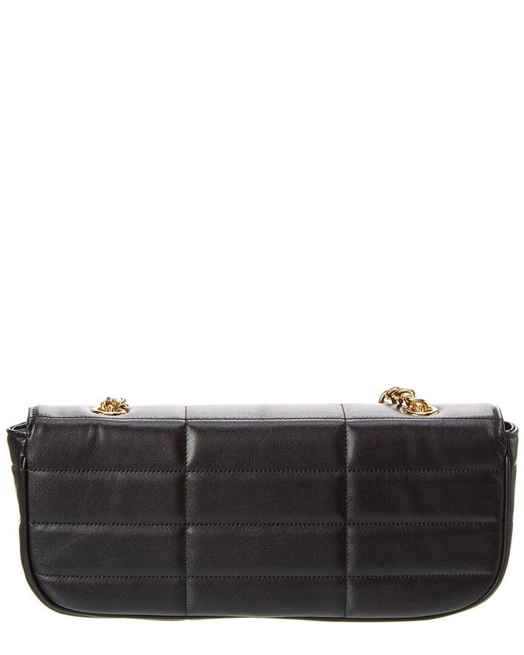 Céline Black Monochrome Quilted Leather Shoulder Bag