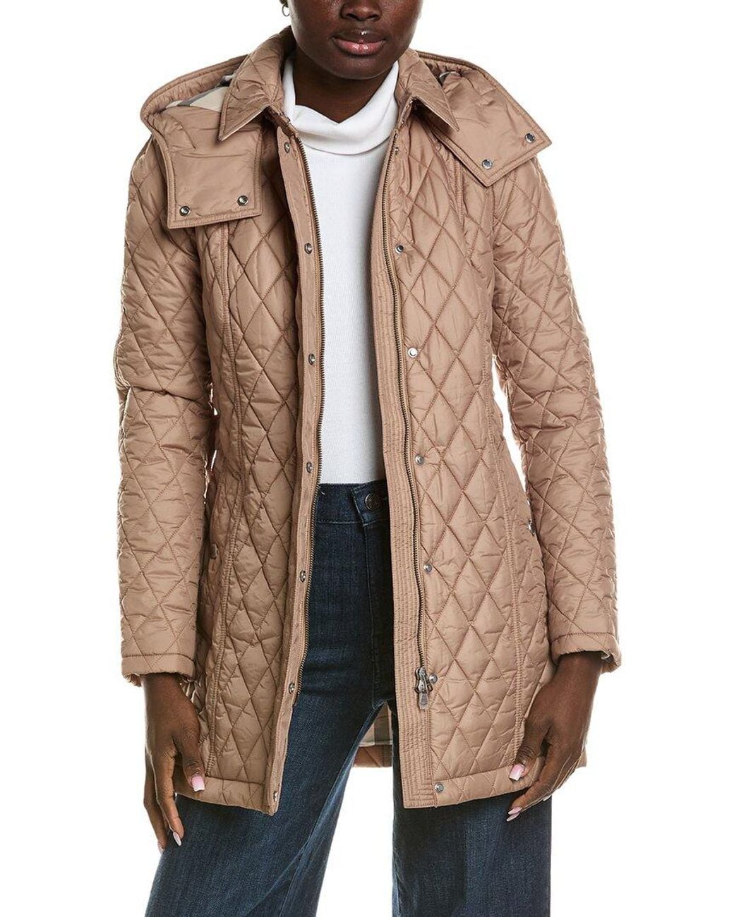 Burberry Coat in Brown | Lyst