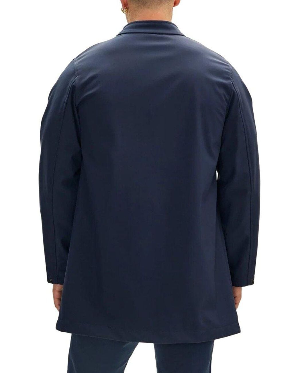 Ron Tomson Blue Raincoat for men