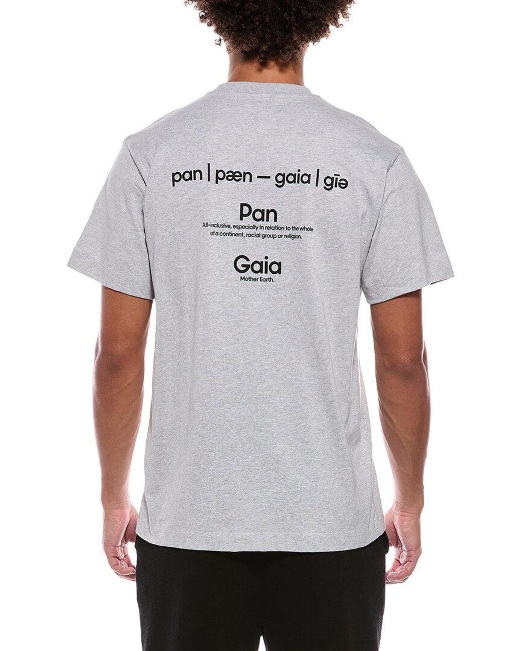 PANGAIA Gray T-Shirt for men