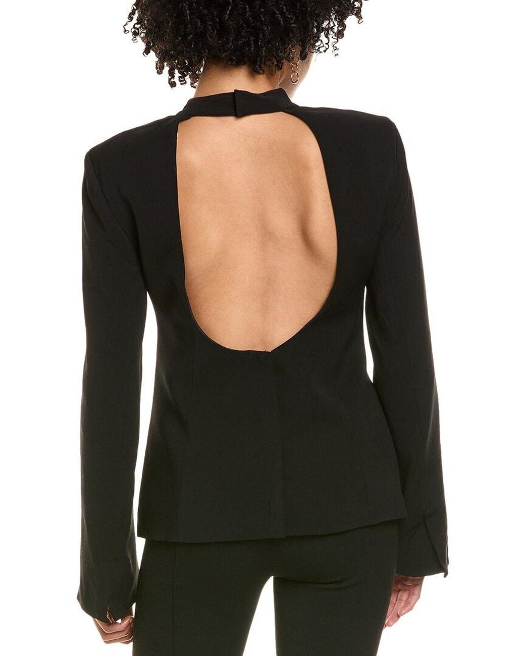 Solid & Striped Black The Ronit Top