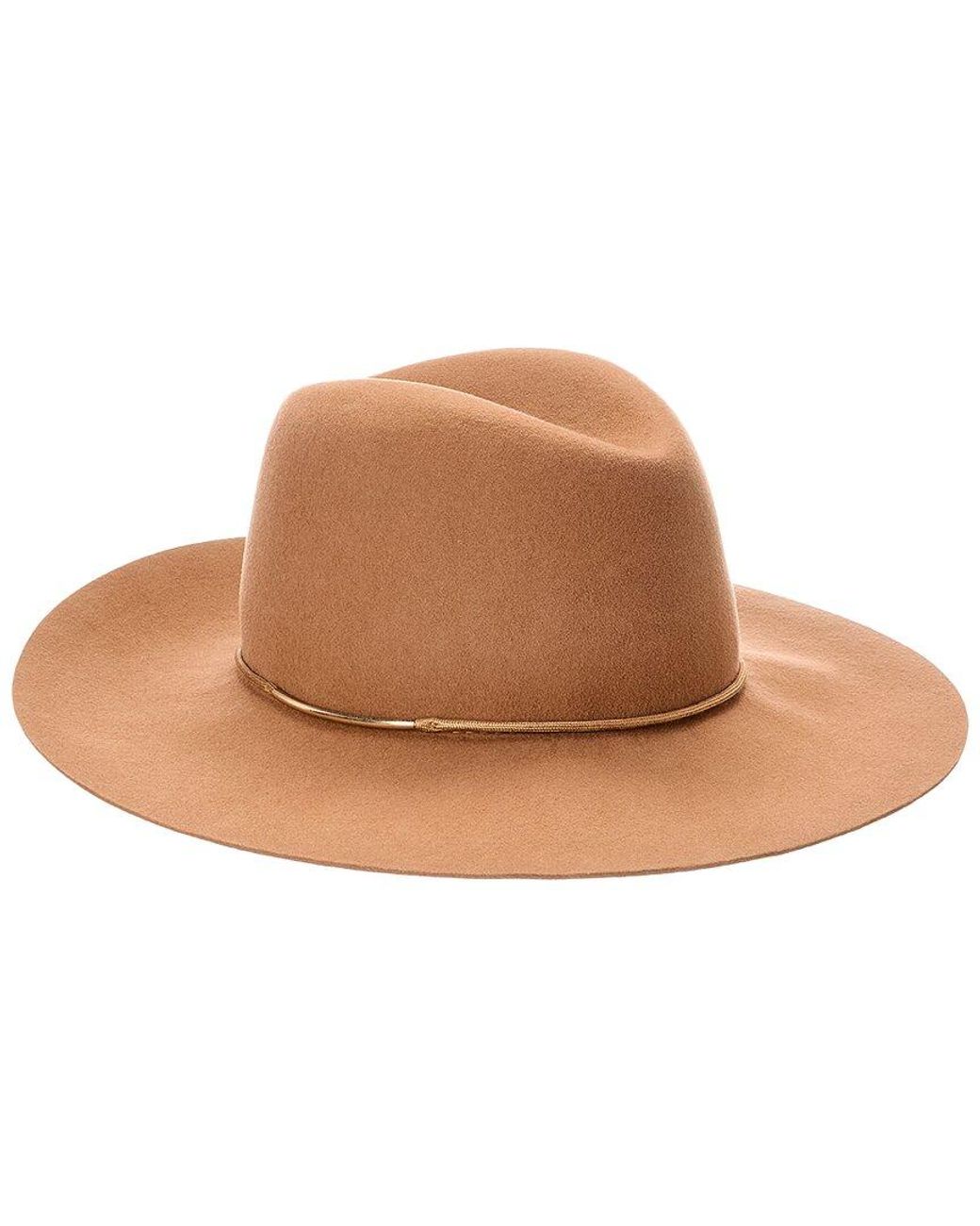 Phenix Brown Short Brim Wool Fedora