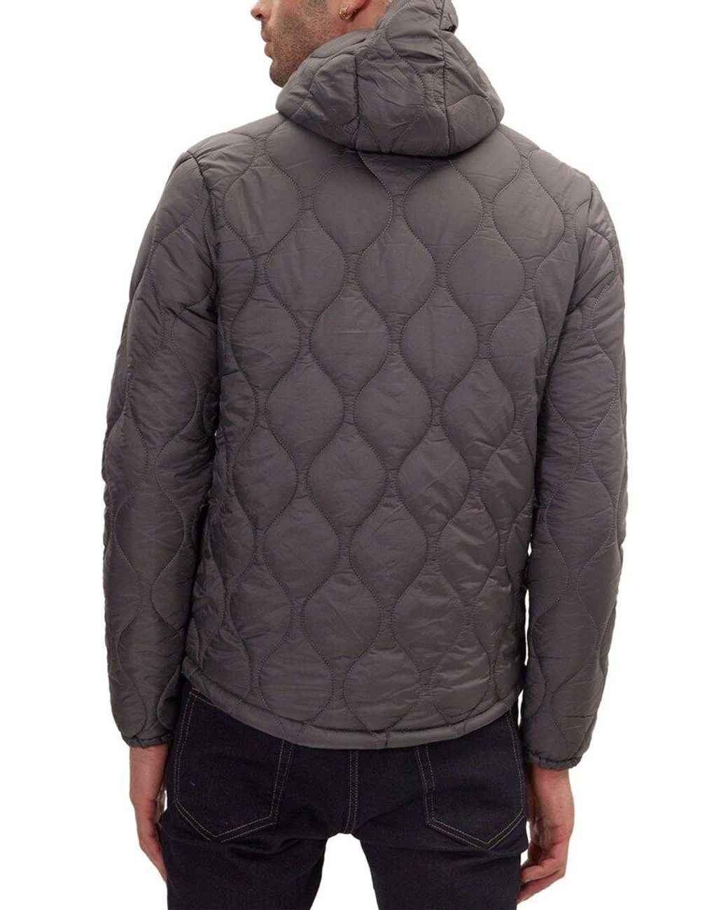 Ron Tomson Gray Puffer Jacket for men