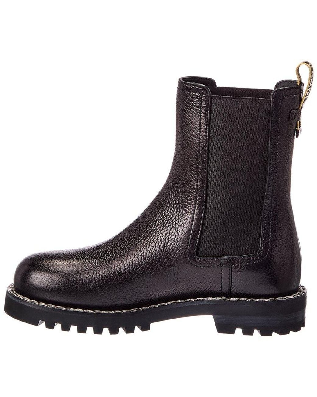 Fendi Brown Commando Leather Boot