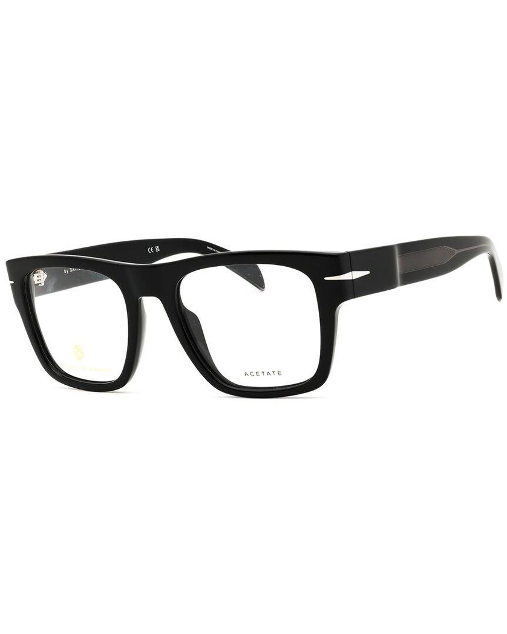 David Beckham Black 51Mm Optical Frames for men