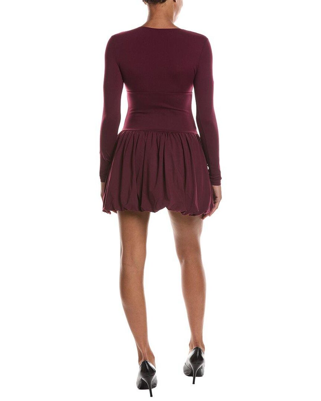 Susana Monaco Red Bubble Mini Dress