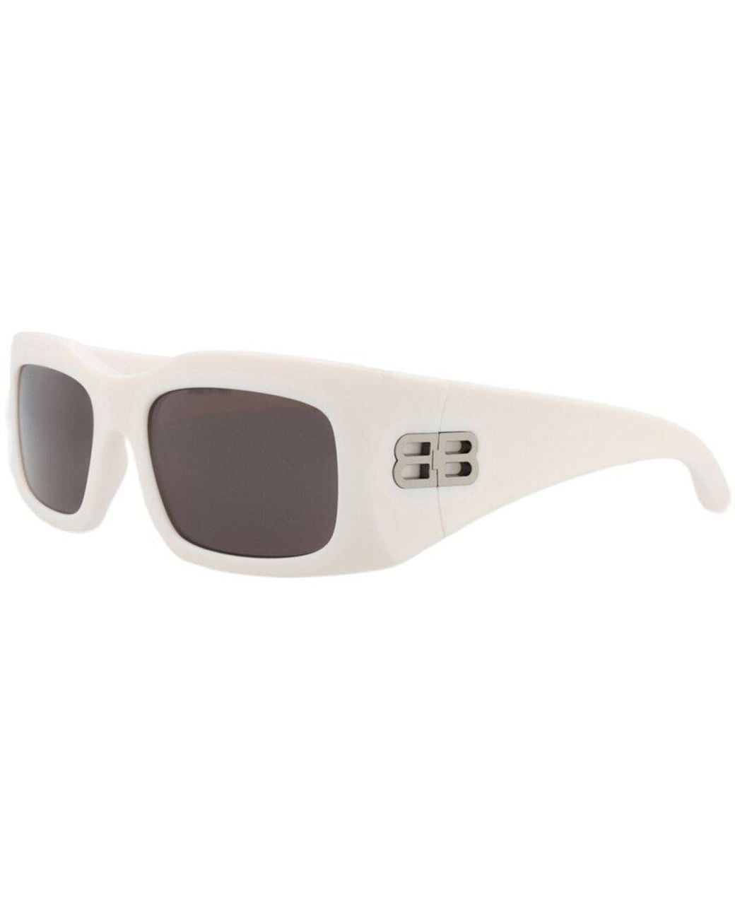 Balenciaga White Bb0291s 58mm Sunglasses for men