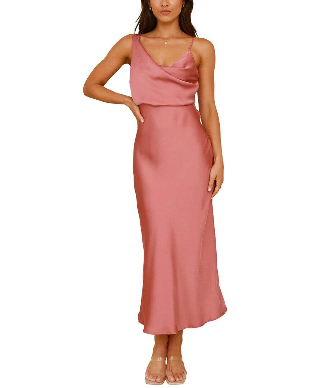CAMILA BLANCO Red Maxi Dress