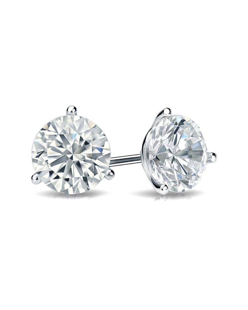 Diana M Metallic Diana M. Fine Jewelry 14k 4.00 Ct. Tw. Lab Grown Diamond Studs