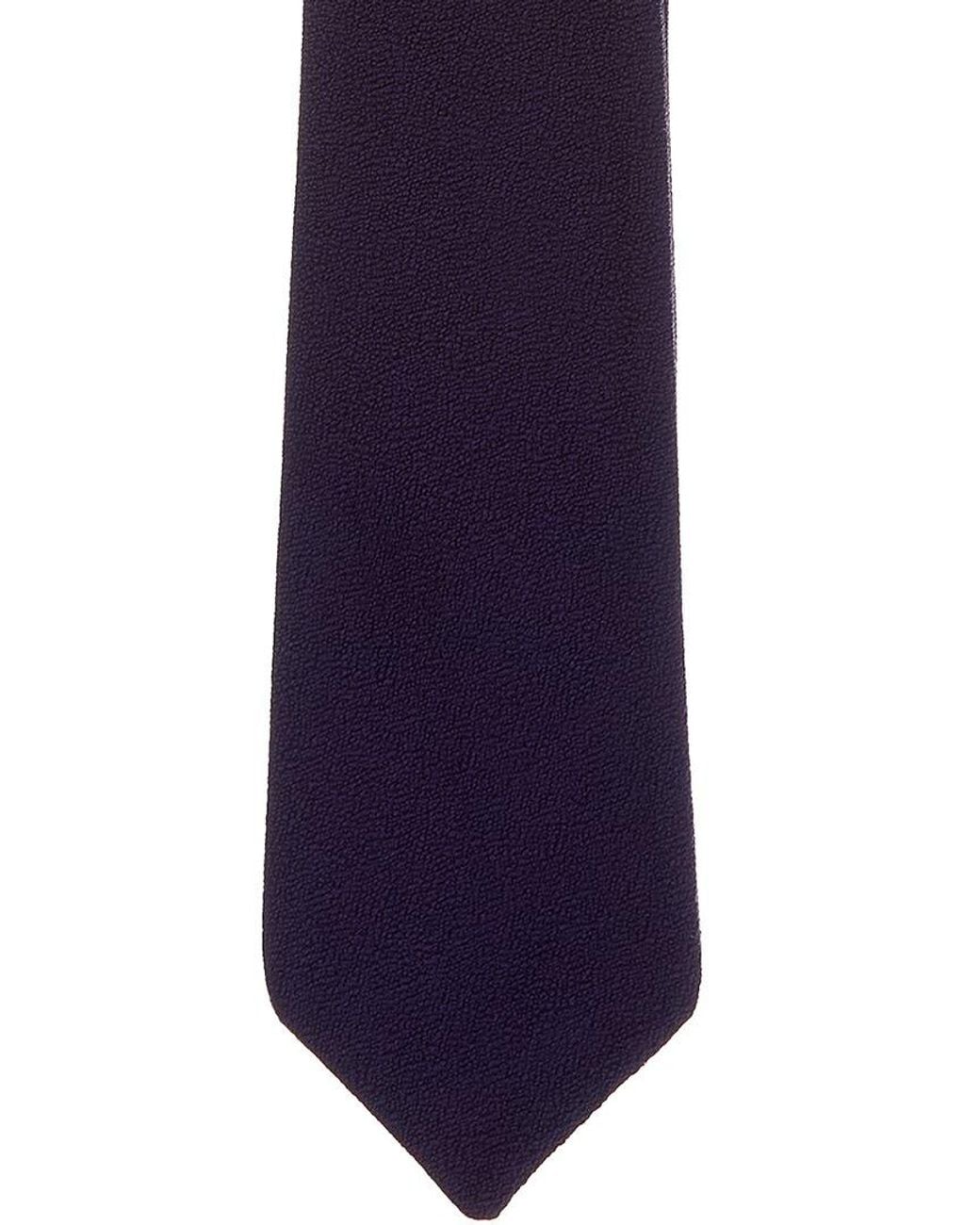 Canali Blue Purple/grey Reversible Silk Tie for men