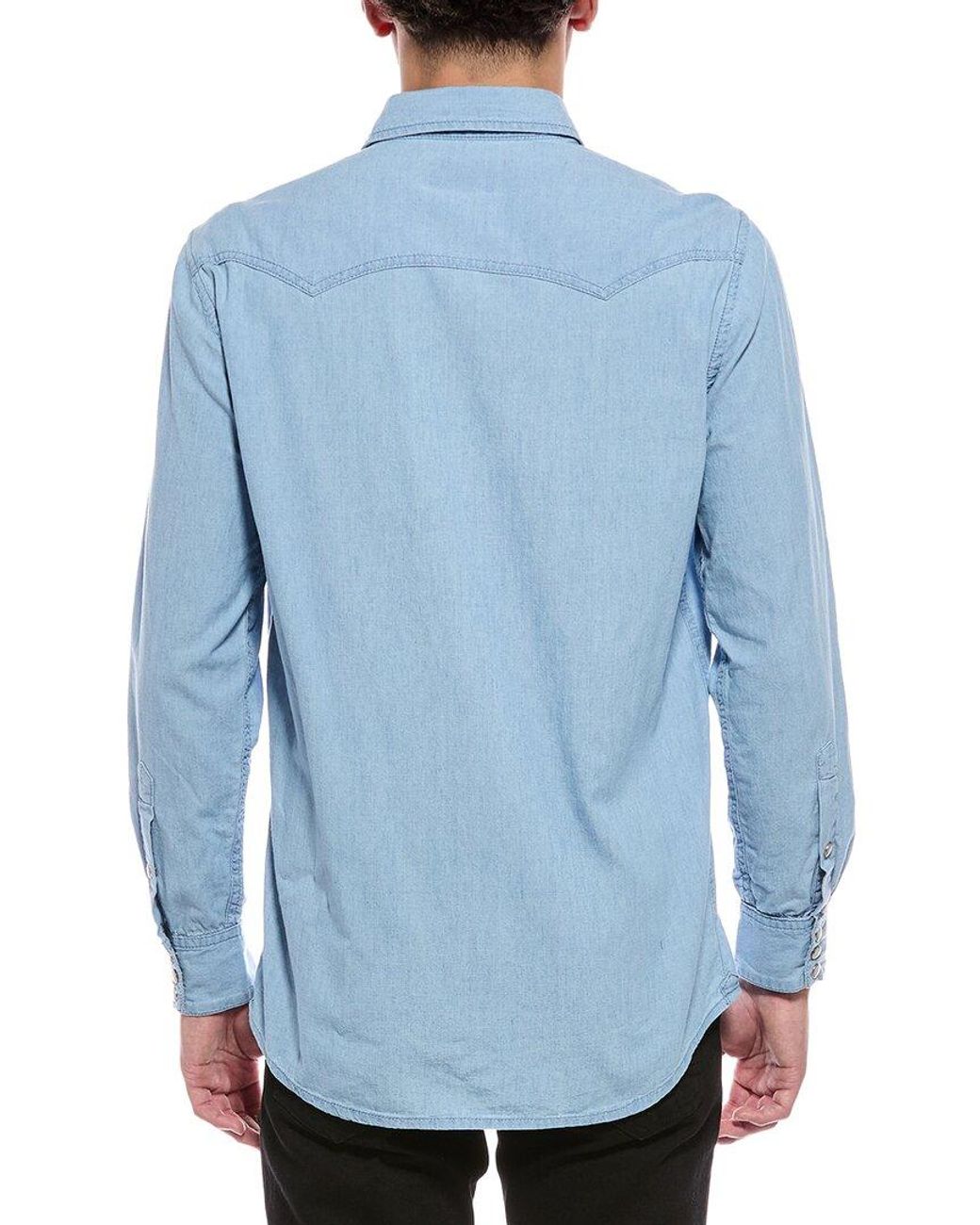 BLK DNM Blue Shirt for men