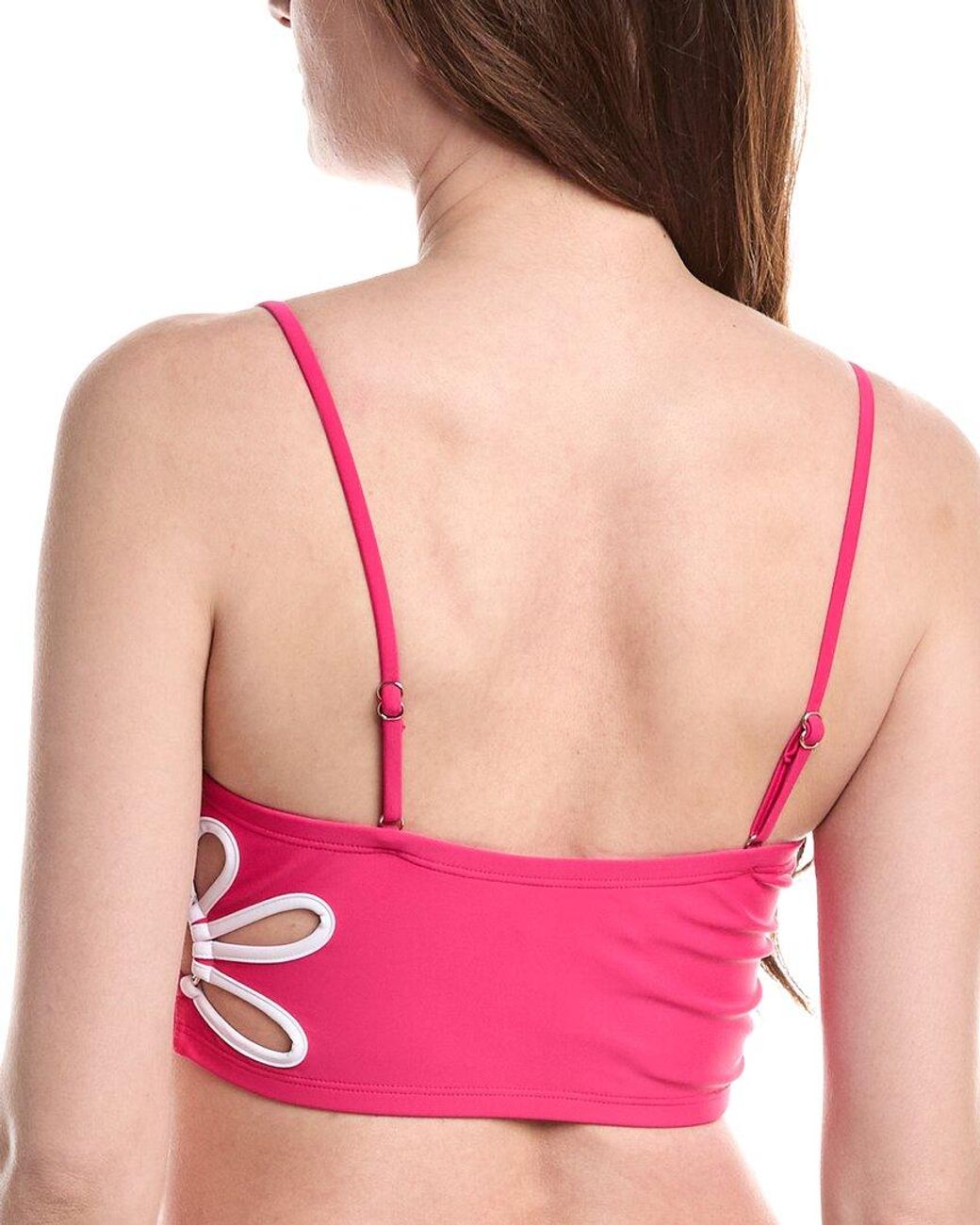 Ramy Brook Pink Franny Bikini Top