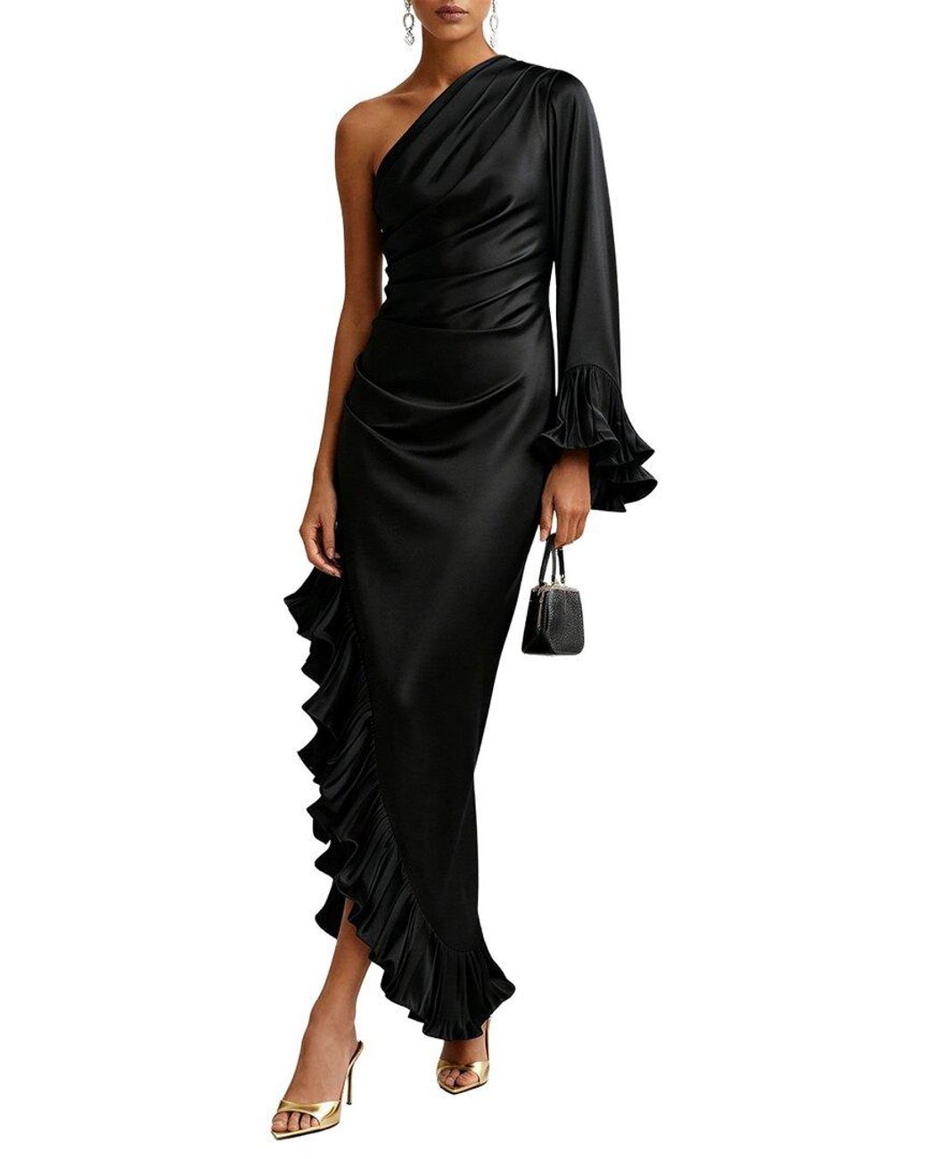 Dilireba Black Maxi Dress