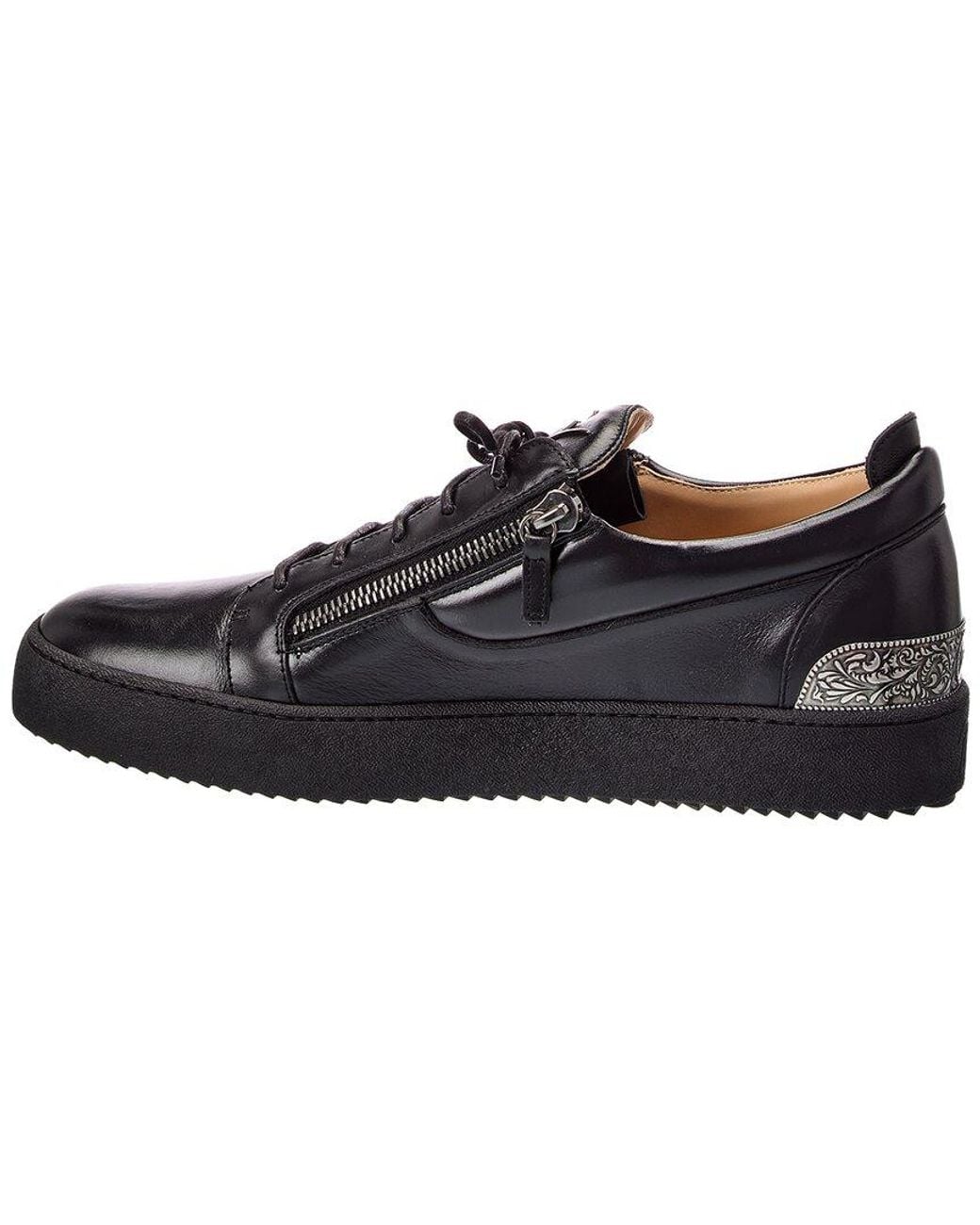 Giuseppe Zanotti Black May London Leather Sneaker for men