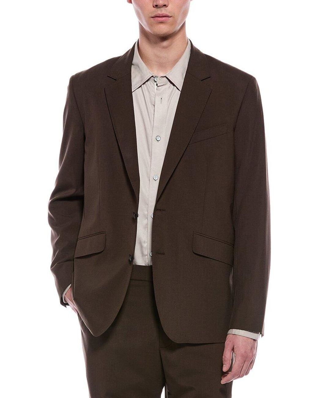 Rag & Bone Brown Butler Ripstop Wool-Blend Blazer for men