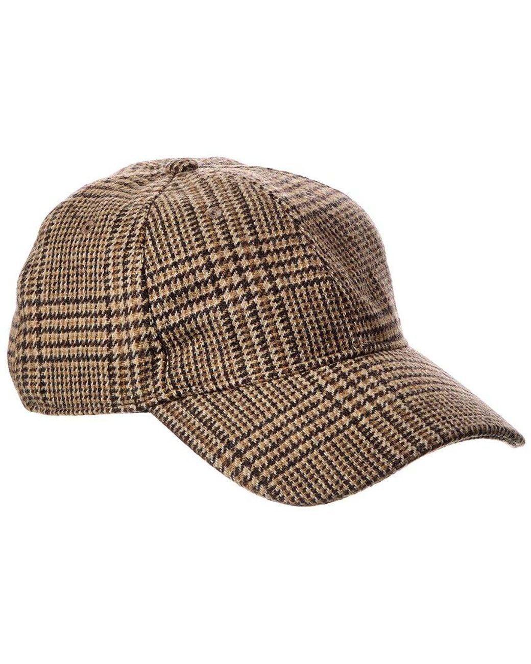 Rag & Bone Brown Harlow Wool-Blend Baseball Cap