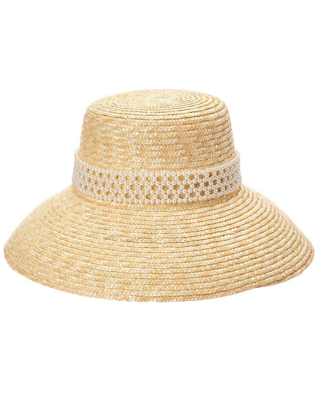 Surell Natural Accessories Audrey Straw Sun Hat