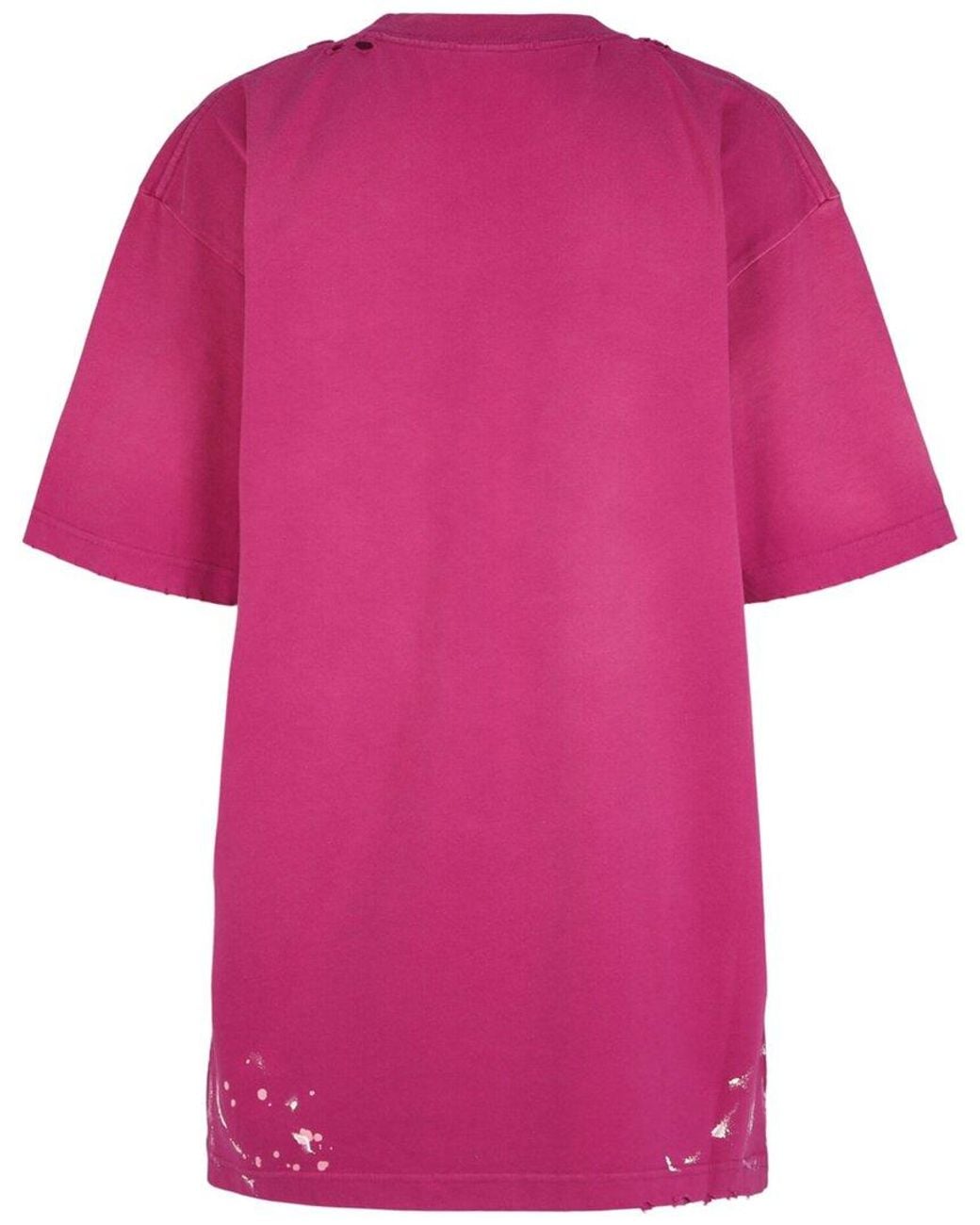 Balenciaga Pink 90/10 Vintage Large Fit T-Shirt
