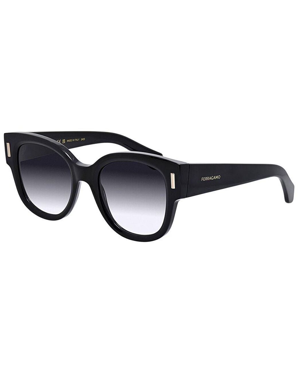 Ferragamo Black 2007S 51Mm Sunglasses