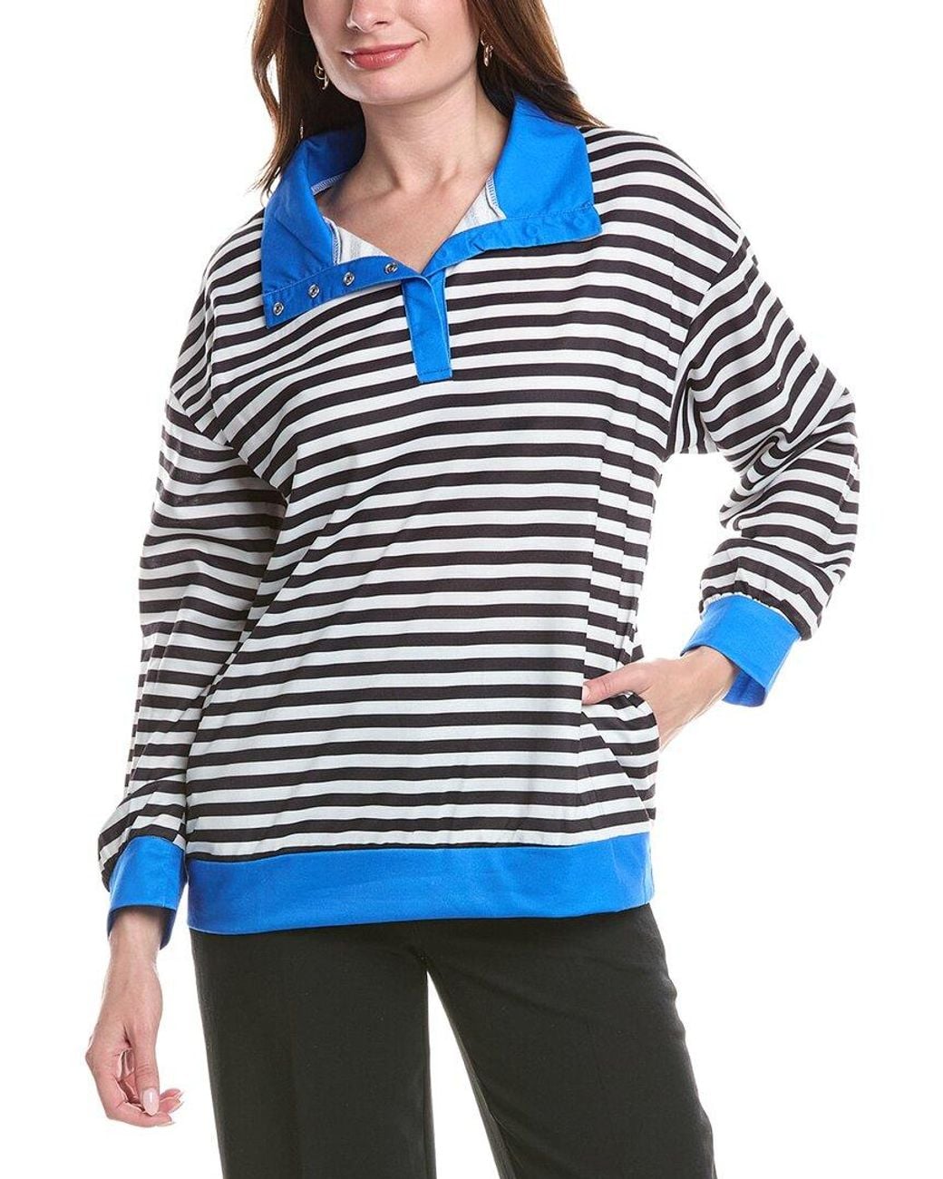 Madison Miles Blue Sweatshirt