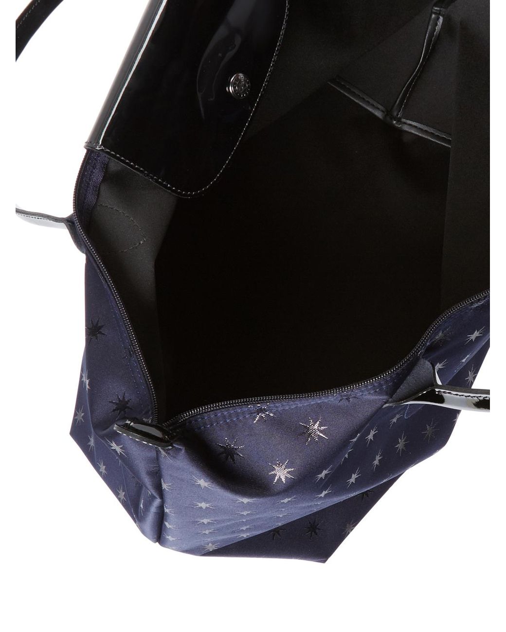 Longchamp Le Pliage Star Print Tote in Blue | Lyst UK