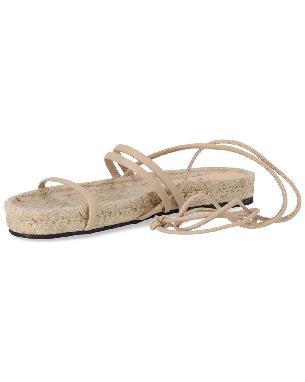 Alohas White Rayna Leather Sandal