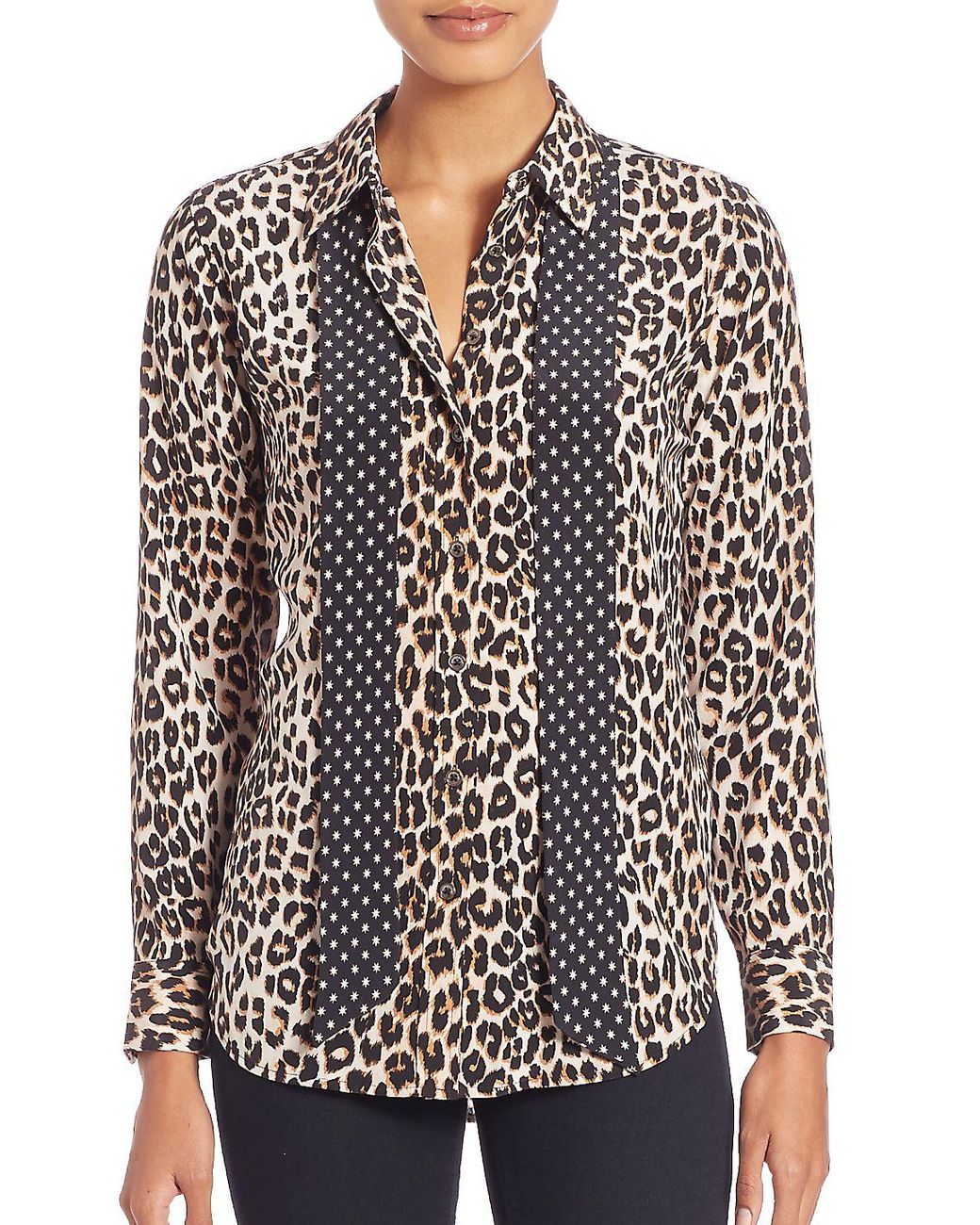 Equipment Kate Moss For Pussy Bow Shirt | Lyst