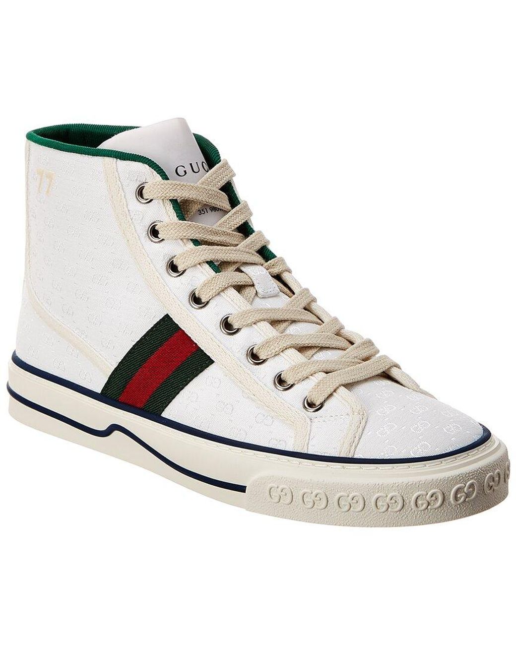 Gucci Tennis 1977 High Top Sneaker in White | Lyst