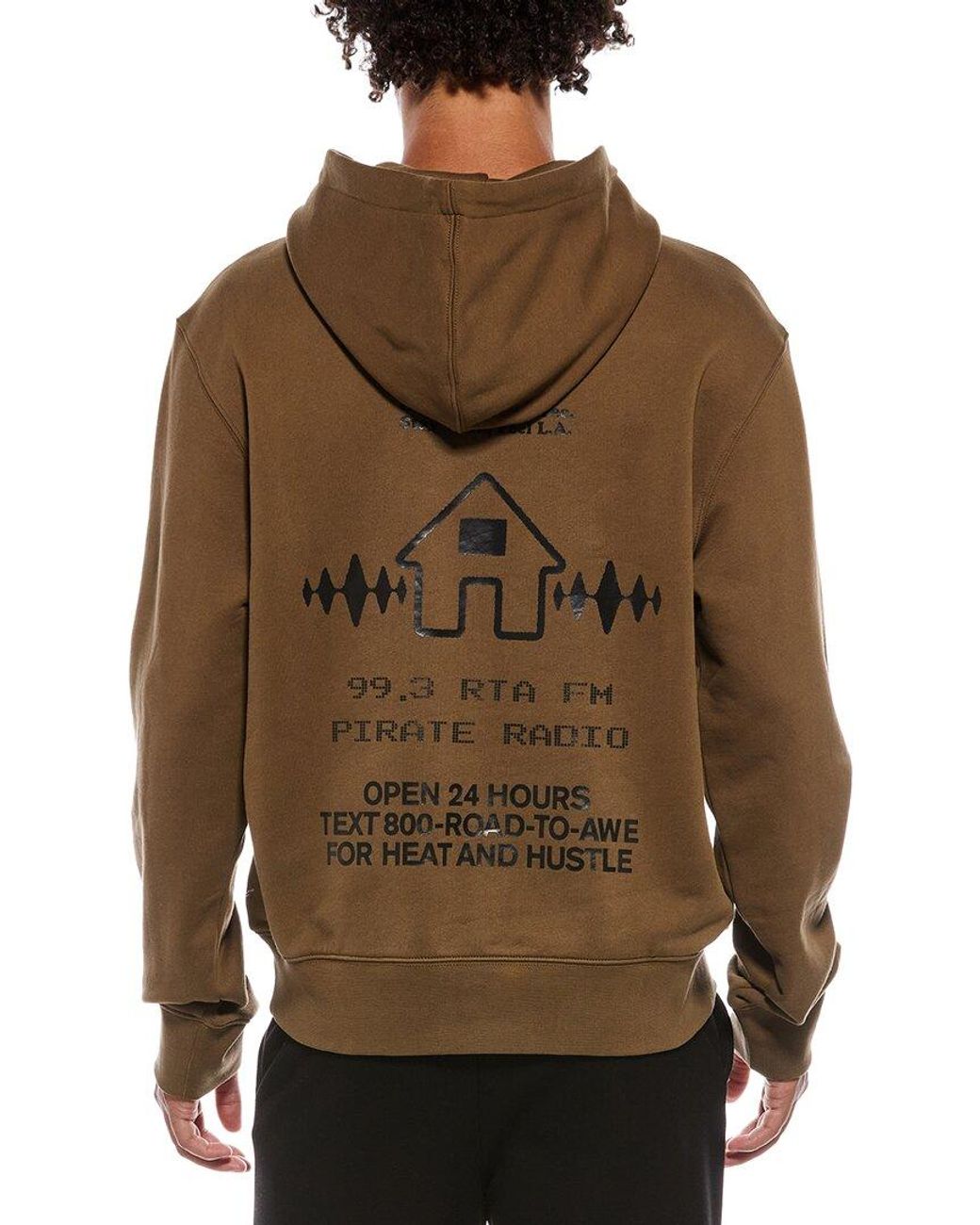 RTA Brown Dion Hoodie for men