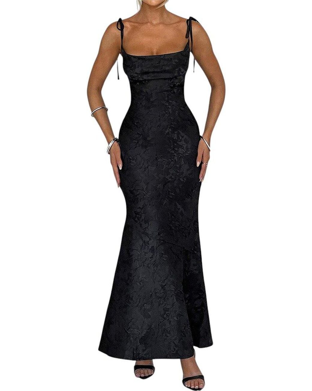 Luna Tuccini Black Maxi Dress