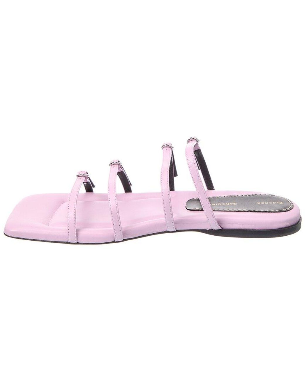 Proenza Schouler Pink Leather Sandal