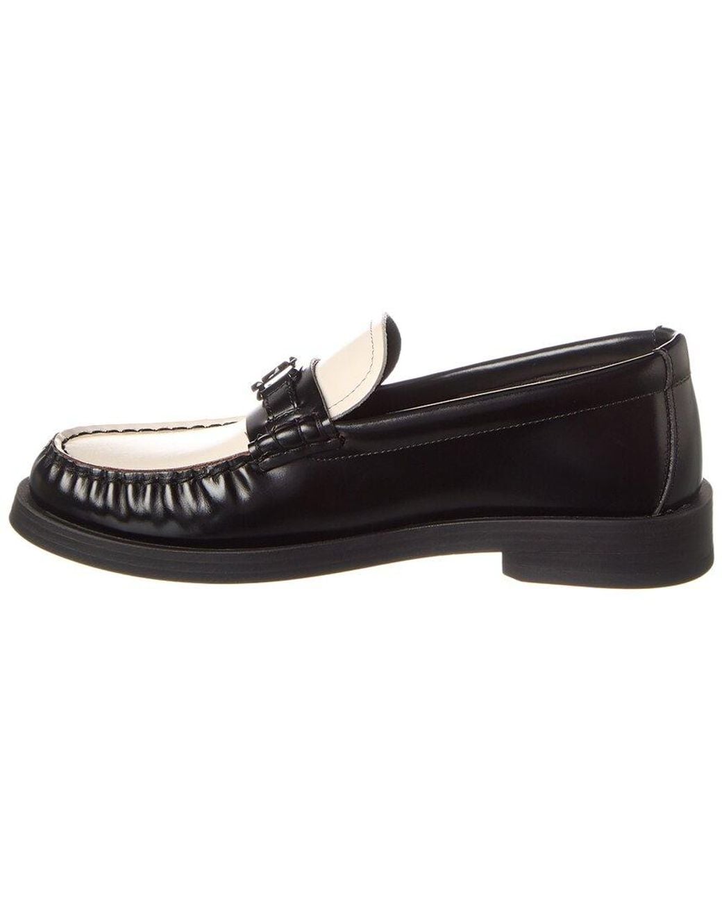 Jimmy Choo Black Addie Leather Loafer