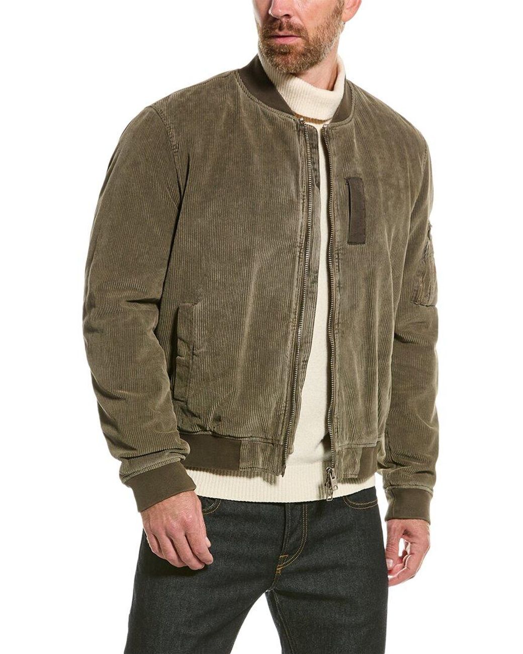 AllSaints Tyler Bomber Jacket in Green for Men | Lyst