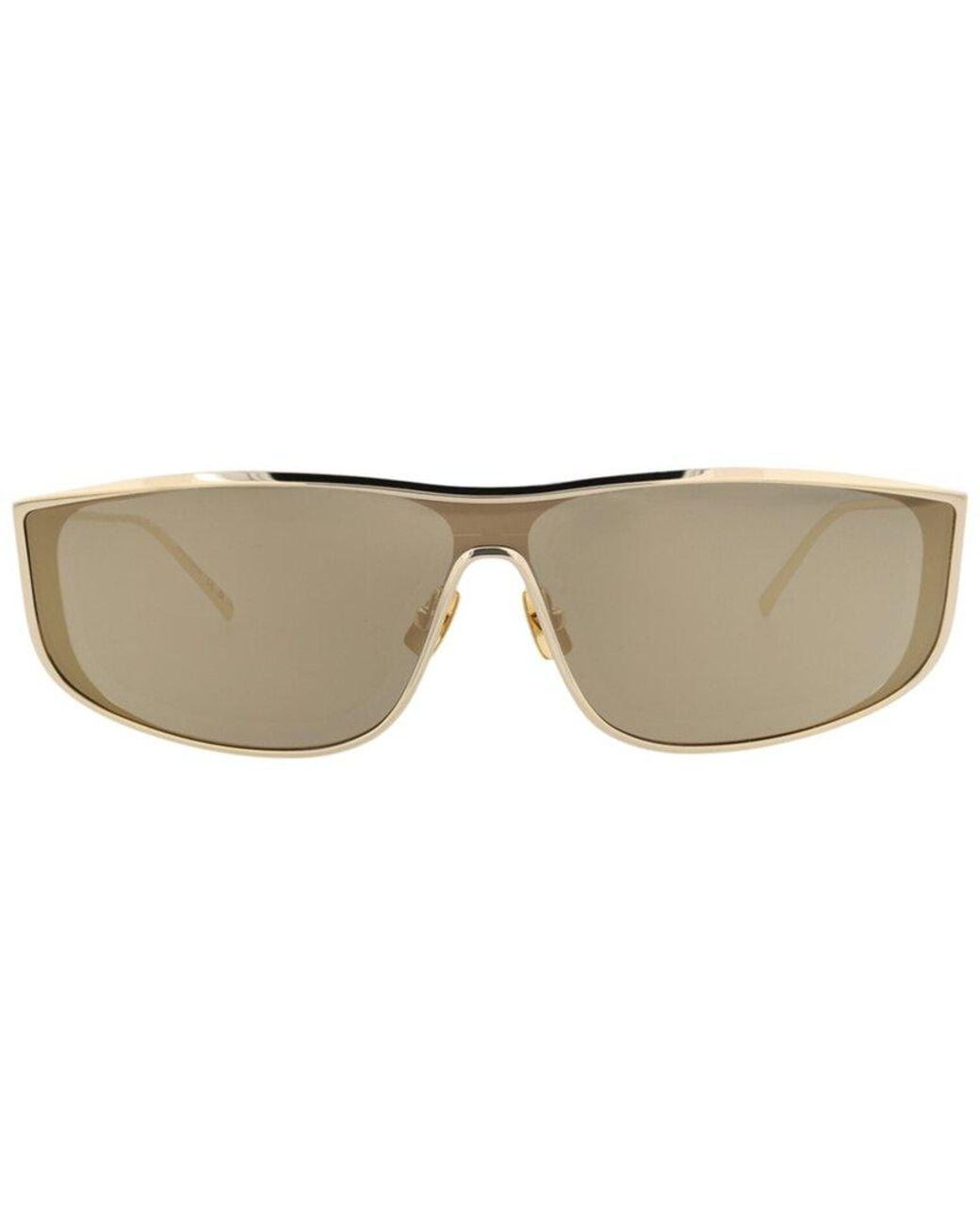 Saint Laurent White Sl605Luna 99Mm Sunglasses