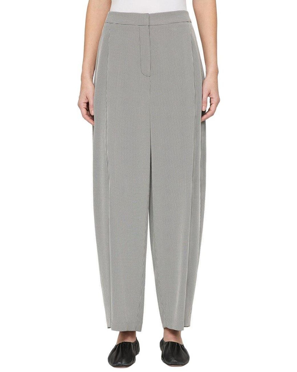 Lafayette 148 New York Gray Barrel Pant