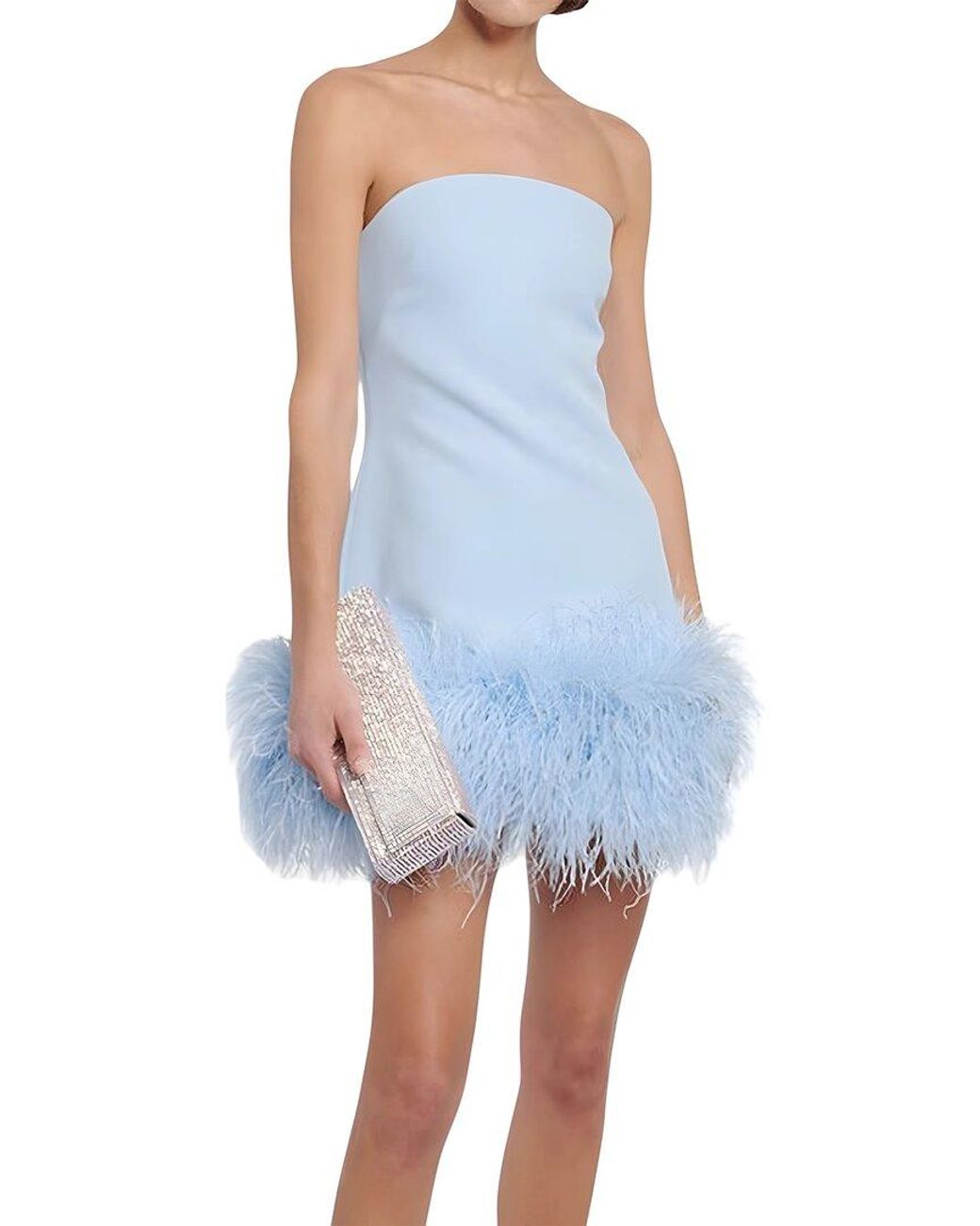 Linda Charm Blue Sleeveless Dress