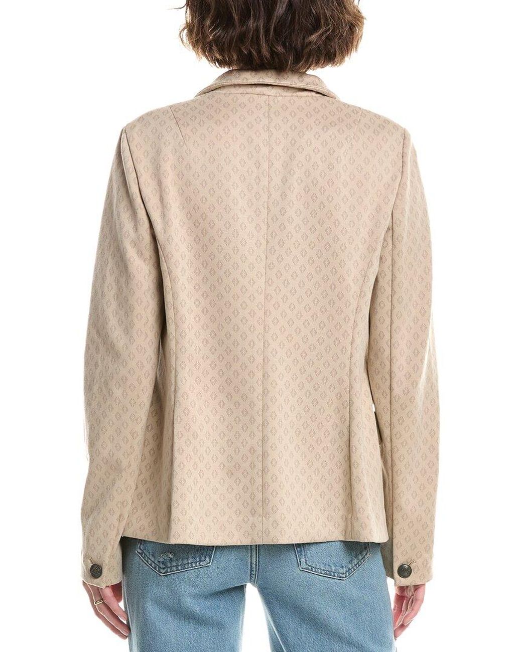 Rag & Bone Natural Sadie Jacquard Blazer