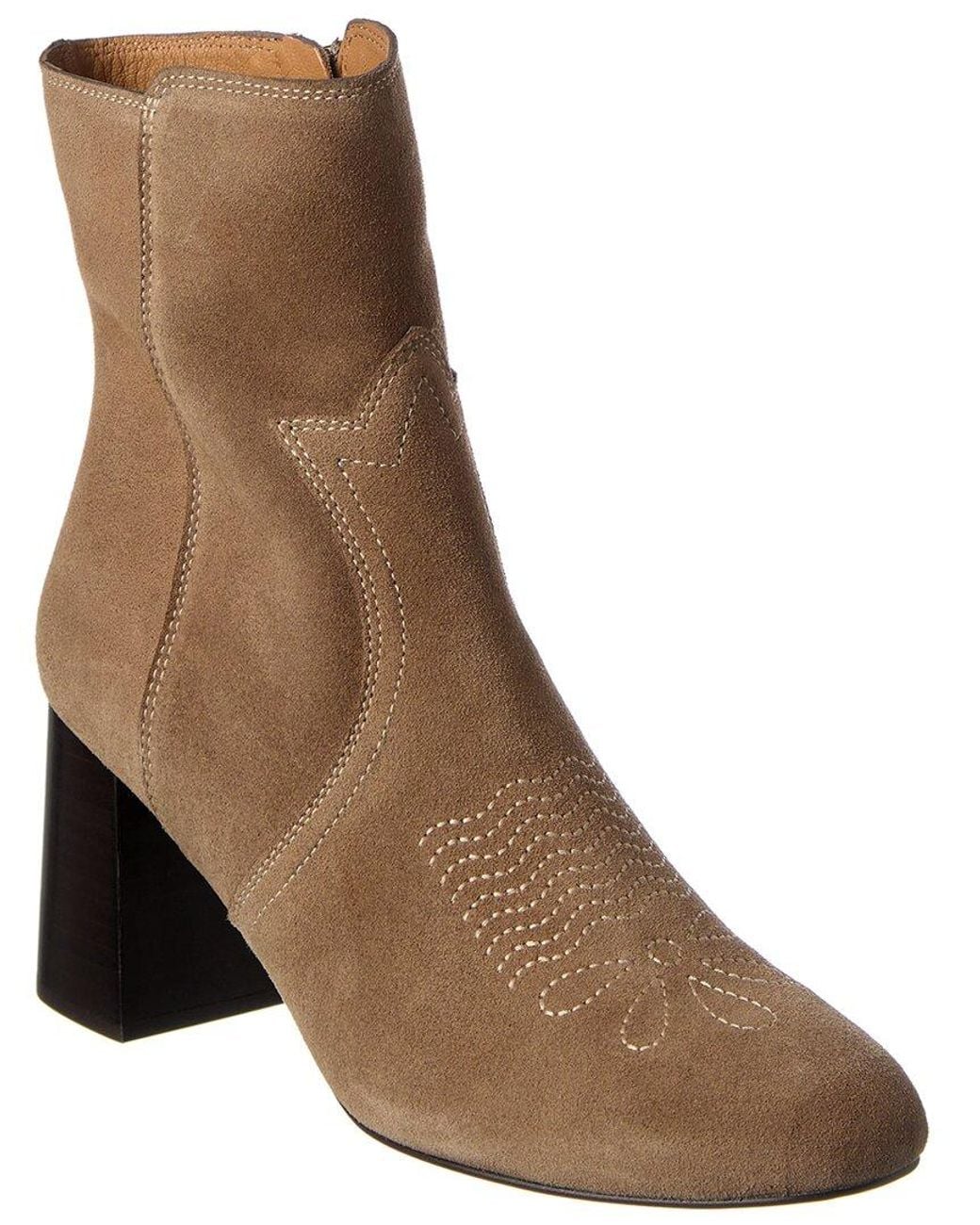 See By Chloé Brown Suede Bootie