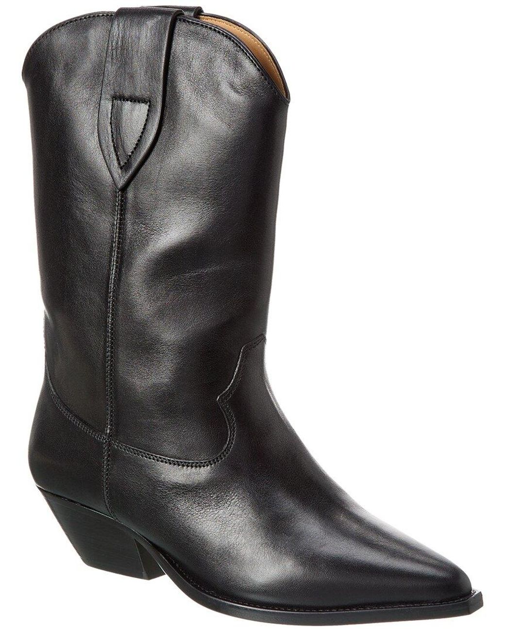 Isabel Marant Black Iconic Leather Boot