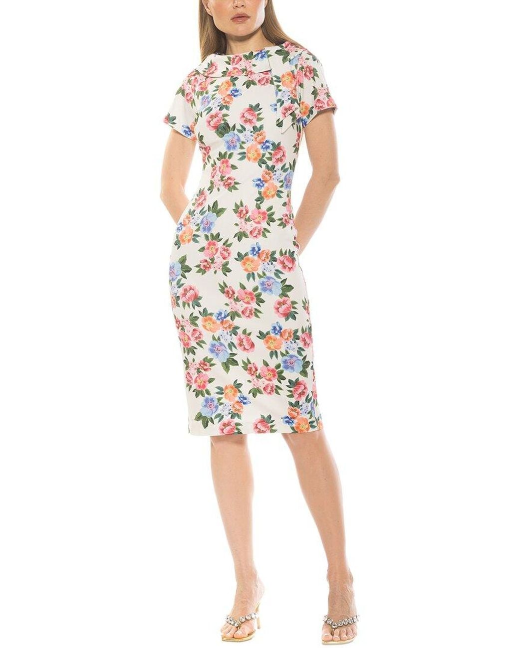 Alexia Admor White Wrene Sheath Dress