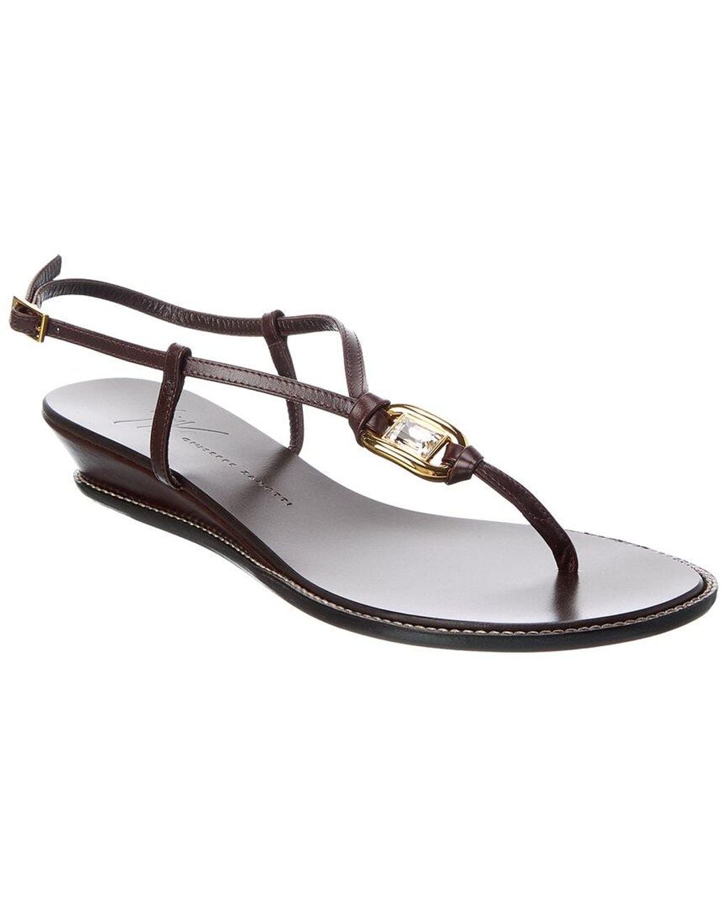 Giuseppe Zanotti White Amelia Leather Sandal