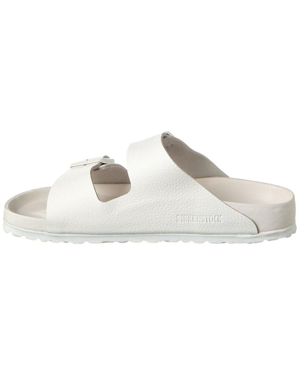 Birkenstock White Arizona Bs Narrow Leather Sandal