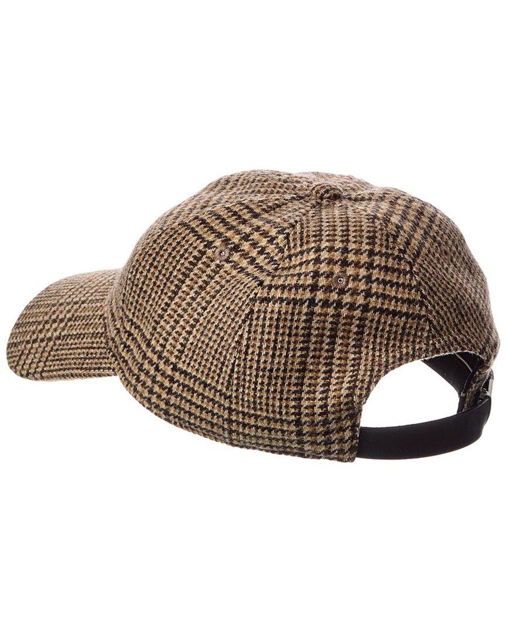 Rag & Bone Brown Harlow Wool-Blend Baseball Cap